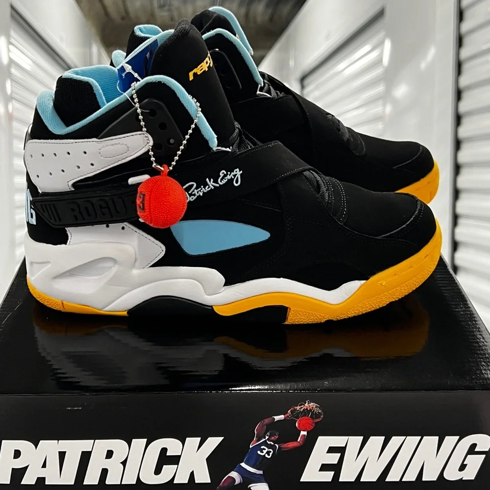 EWING ROGUE X BET RAP CITY COLLABORATION SNEAKERS RARE COLORWAY MENS PATRICK NBA - Picture 6 of 16